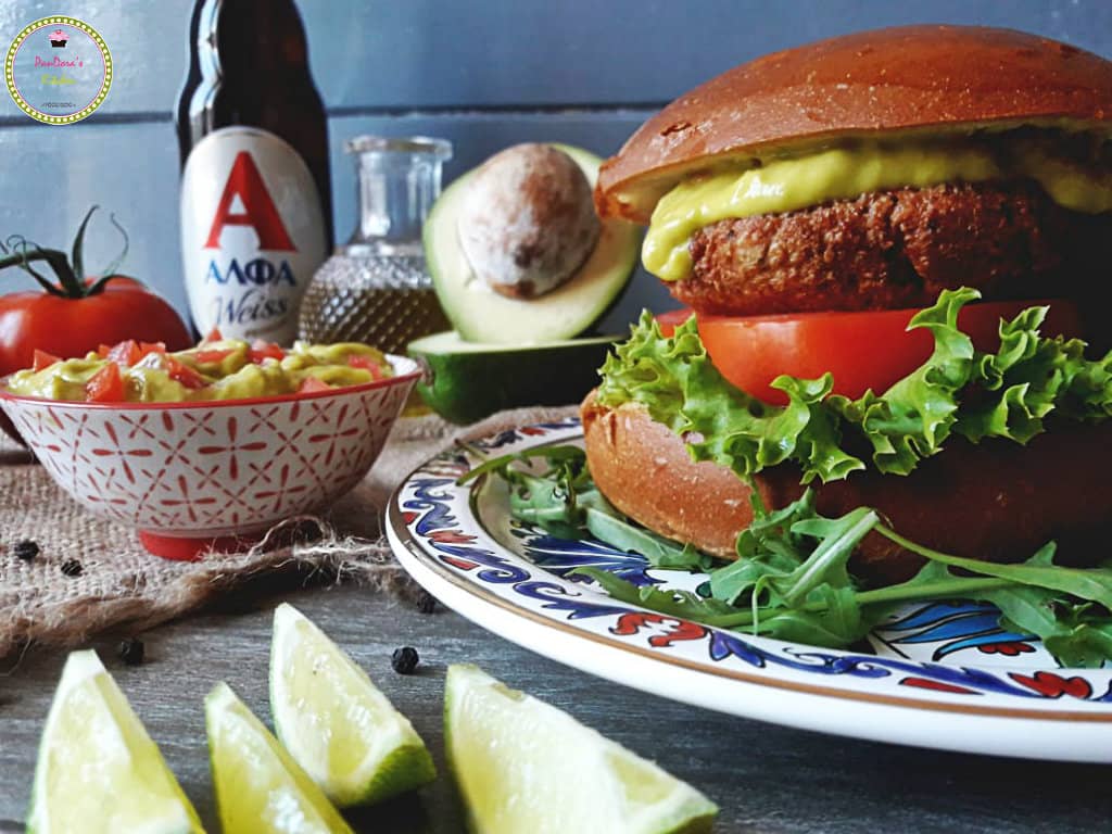 alfa beer-alfa weiss-salmon-burger-pandoras kitchen