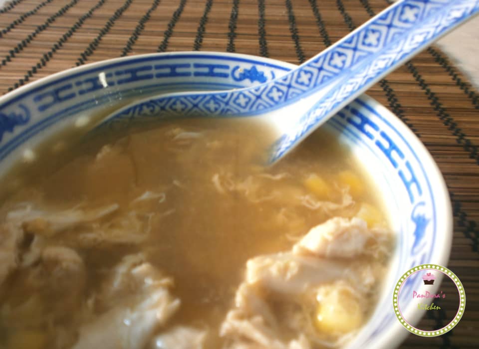 pandoras-kitchen-blog-greece-chinese soup with chicken and corn-κινέζικη σούπα με καλαμπόκι και κοτόπουλο